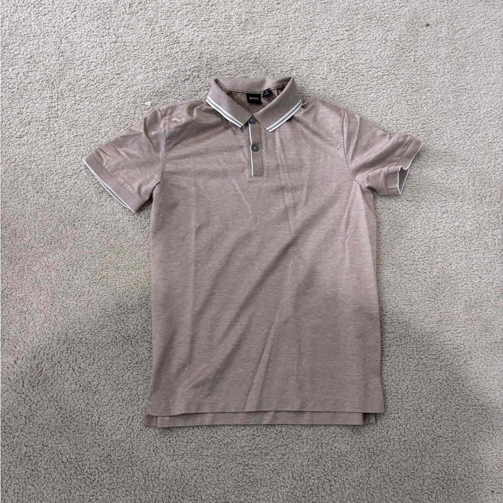 Men’s Hugo Boss Tan Polo